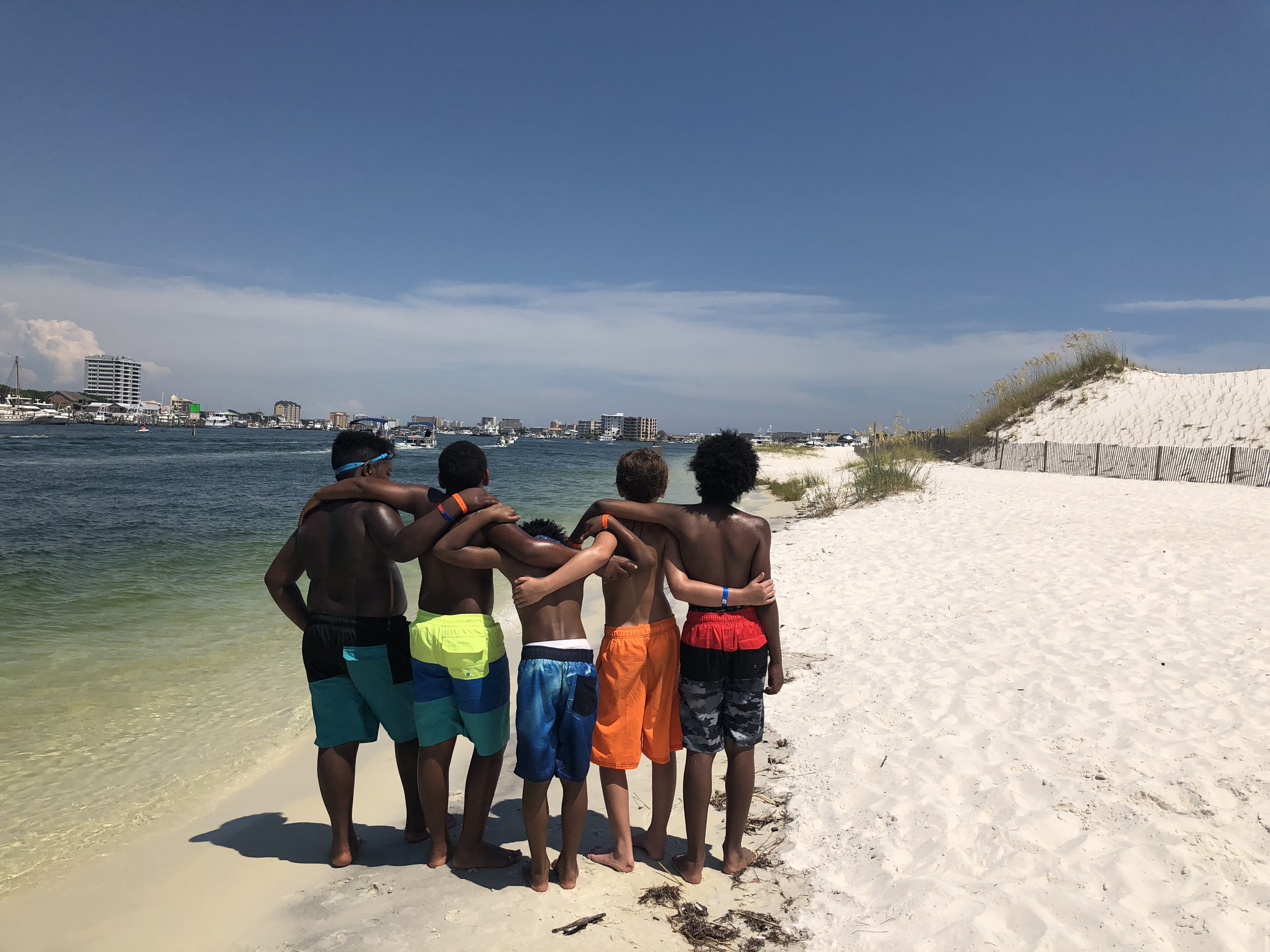 Foster Kids at the Landing Camp